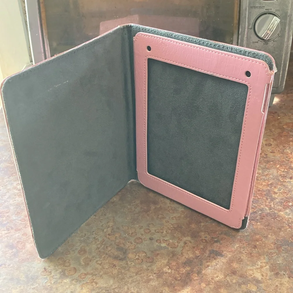 Pandigital light pink leather tablet case